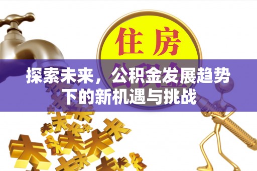 广陵探索未来，公积金发展趋势下的新机遇与挑战