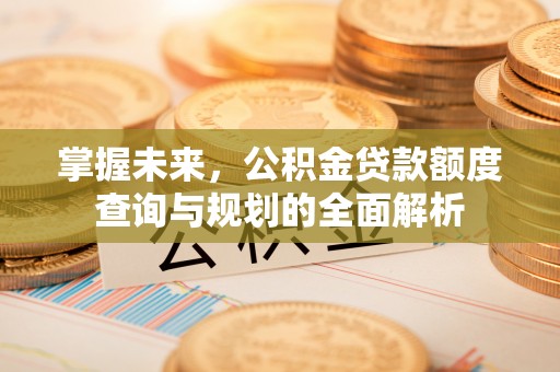 广陵掌握未来，公积金贷款额度查询与规划的全面解析